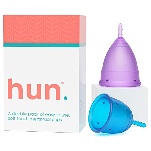 Hun Menstrual Cups, Small, 2 Pack