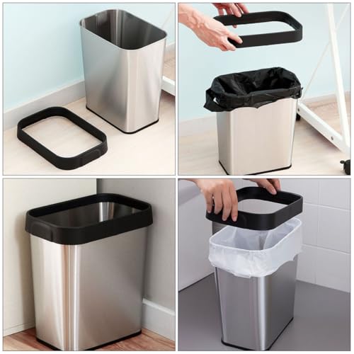 Organizador de basura de acero inoxidable 8L rectangular miniatura 4