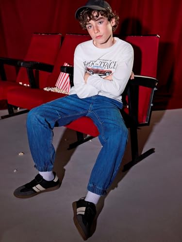 Mayoral Baggy Cargo Denim Pants for Boys Medium4