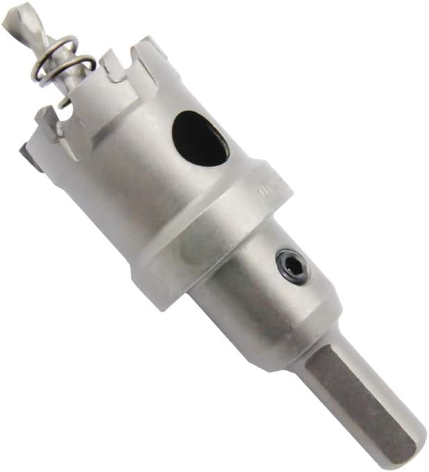 Carbide Hole Cutter Drill Bits,LAIWEI Heavy Duty Hole Saw for Stainless Steel,Metal,Cast Iron, Copper 1-1/8"(29mm)