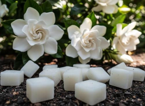 Candlecopia Gardenia Strongly Scented Hand Poured Vegan Wax Melts, 12 Scented Wax Cubes, 6.4 Ounces in 2 x 6-Packs - Thumbnail 2