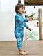weVSwe Baby Junge Badeanzug UPF 50+ UV-Schutz Rash Guard mit Schritt Reißverschluss Sonnenanzug Palme Blau Neugeborenen 2 Jahre