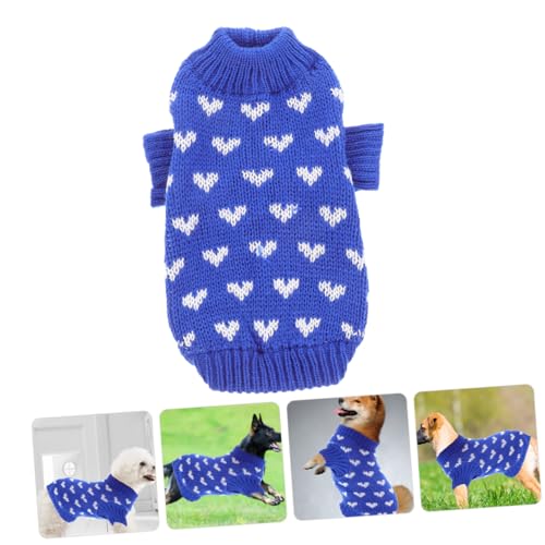 Pull pour chiens sweater hiver petits animaux accessoire Saint-Valentin