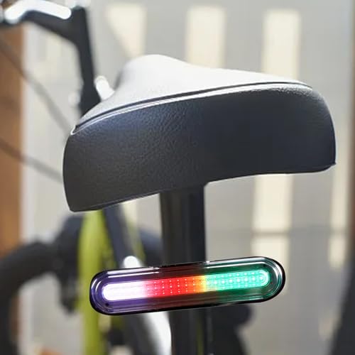 Feu arrière de vélo anti-danger 11 modes USB éclairage de secours - 3
