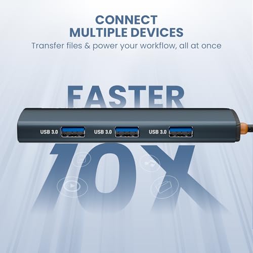 Image of SAL-DS-15H 5-in-1 Type-C USB Hub Adapter with USB 3.0x3, 4K HDMI Output, 100W PD Charging, 5Gbps Data Transfer, LED Indicator, Aluminium Alloy Build, Plug & Play for Laptops /Tablets