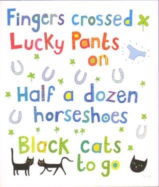 Fingers Crossed, Good Luck Greetings Card
