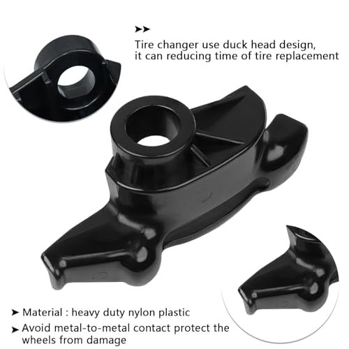Image of Tire Machine Head Tire Changer Mount Head Compatible with Coats Tire Changers 8183061 8182960 182960 8183060 183060 8182788 182788 Tire Machine Duck Head Nylon Plastic