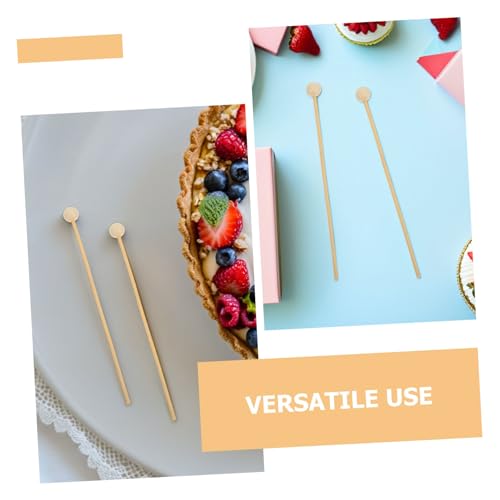 Bâtons à cocktail en bois Hemobllo agitateurs pour cake pops