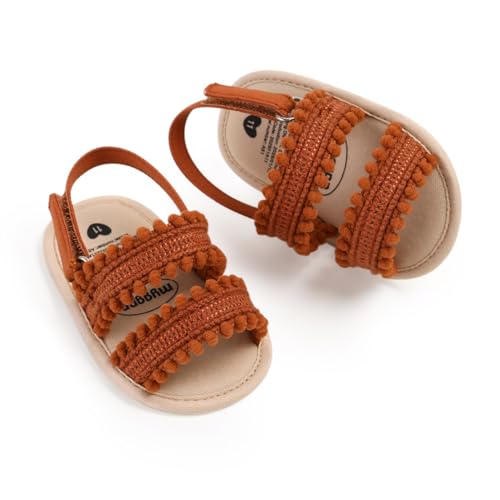 Image of Infant Baby Boys Girls Summer Sandals Party Wedding Dress Flats Shoes Newborn Crib Shoes First Walkers Prewalkers 0-18 Months