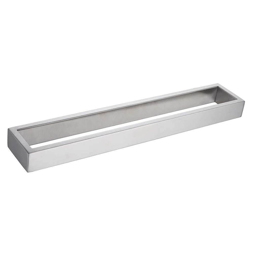Celbon 40cm Screw Mount Bathroom Towel Bar Holder SUS Stainless Steel Towel Bar Rail Without Drilling for Bathroom Kitchen Brush Surface