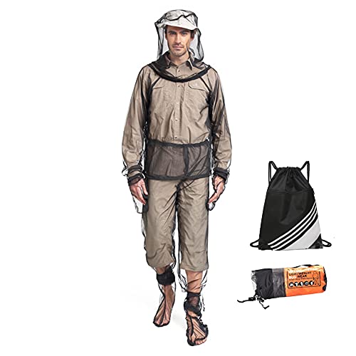 OuLi Store 5 Stück ultrafeiner Mücken Schutzanzug, atmungsaktive...