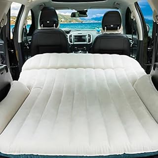 Car Bed,Car Mattress,Car Sleeping Mattress,Car Air Mattress,Car Mattress for Back of Cars,Inflatable Car Mattress,Car Bed Mattress,Car Air Bed(Double-Sided Flocking)
