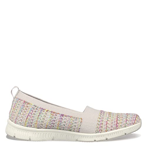 Skechers Modern Comfort Women's Women's Be Cool-Sherbet Skies Loafer Flat, Natural Multi, 11 #TOP1