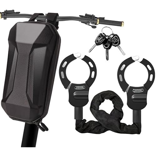 Electric Scooter Lock with Bag, Bike Locks High Security with 3 Keys, 36in Heavy Duty Bike Lock Chain for Segway, Ninebot, Razor, Xiaomi and Electric Scooter