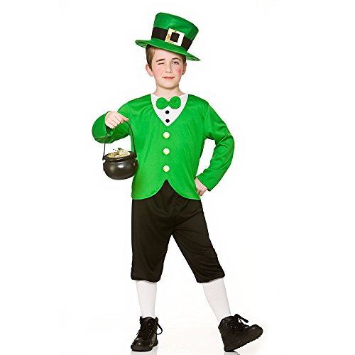 Disfraz irlandés divertido del traje del leprechaun de los muchachos de los...