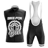 Conjunto Ropa Ciclismo Hombre Verano Maillot Bici MTB,M)