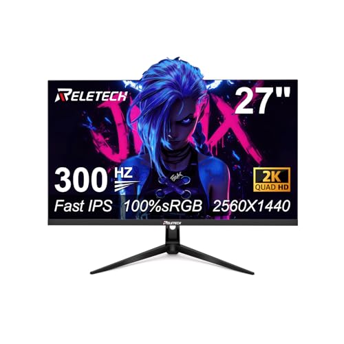 Image of 27inch Gaming Computer Monitor,2K(QHD 2560x1440) 300Hz Monitor, Fast IPS 1ms Response Time, FreeSync&G-Sync, Anti-Blue Light, Ultra Slim, 100% sRGB, DP*2 & HDMI*2 Ports VESA Mount(G27X Ultra)