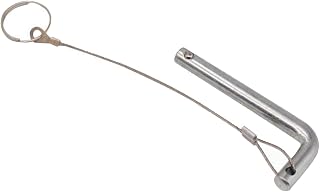 Weight Stack Pin with Pull Rope, Weight Loading Pin, Multipurpose L Shaped Handle Quick Release Pin for Exercise Equipment