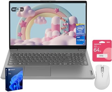 Lenovo Laptop Computer for Business & Work, 13th Gen Intel Core i7-13620H, 15.6" FHD Anti-Glare Display, 24GB RAM, 1TB SSD, Webcam, HDMI, Wi-Fi 6, Windows 11 Pro, Gray, w/Bundle