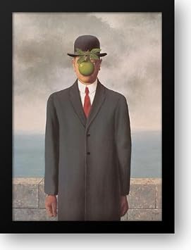 ArtDirect Son Of Man 24x32 Framed Art Print by Magritte, Rene