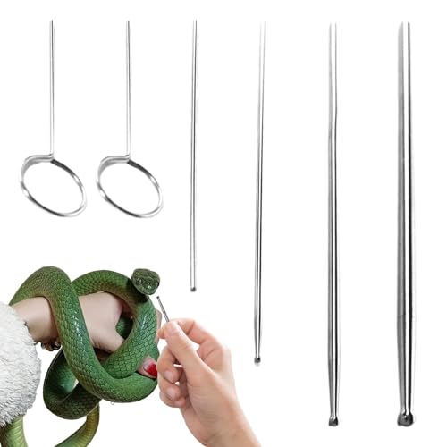 Kit de sonde de serpent, sonde de serpent - Reptiles en acier inoxydable SEPTES DE TIRE BALLES ROUNDES | Détecteur portable multifonctionnel, accessoires de serpents pour la détection de genre de serp