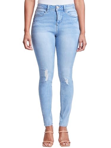 Royalty For Me Womens YMI Jeans Women's Tummy Control High Rise Essential Skinny Jeans