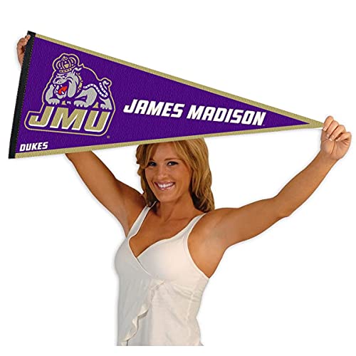 James Madison Dukes Pennant Full Size Felt