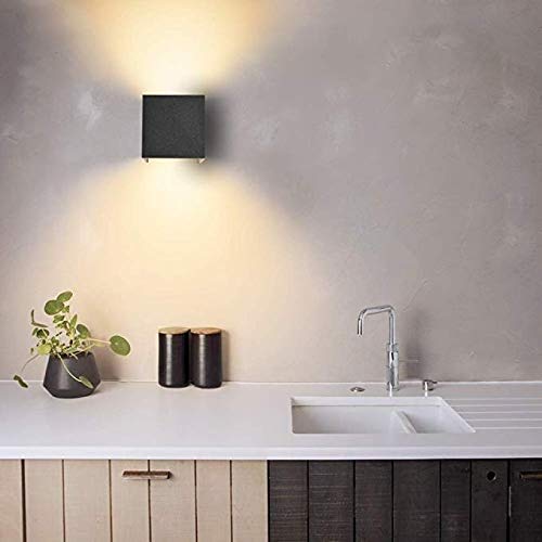 Applique murale LED 10W blanc chaud avec faisceau réglable IP65
