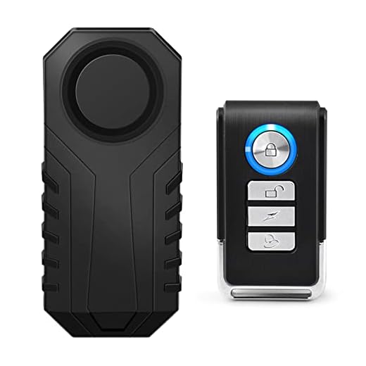 USUPERINK 113dB Bike Alarms, Vibration Sensing Bike Alarm with Remote, Wireless Motorcycle Alarm for Electric Tricycle Mobility Scooter Vehicles Ebike for Cycling Security