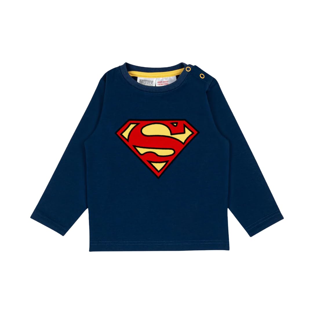 Blade & Rose | Superman Top | Unisex Clothing for Children | 1-2 Years | Blue/Red