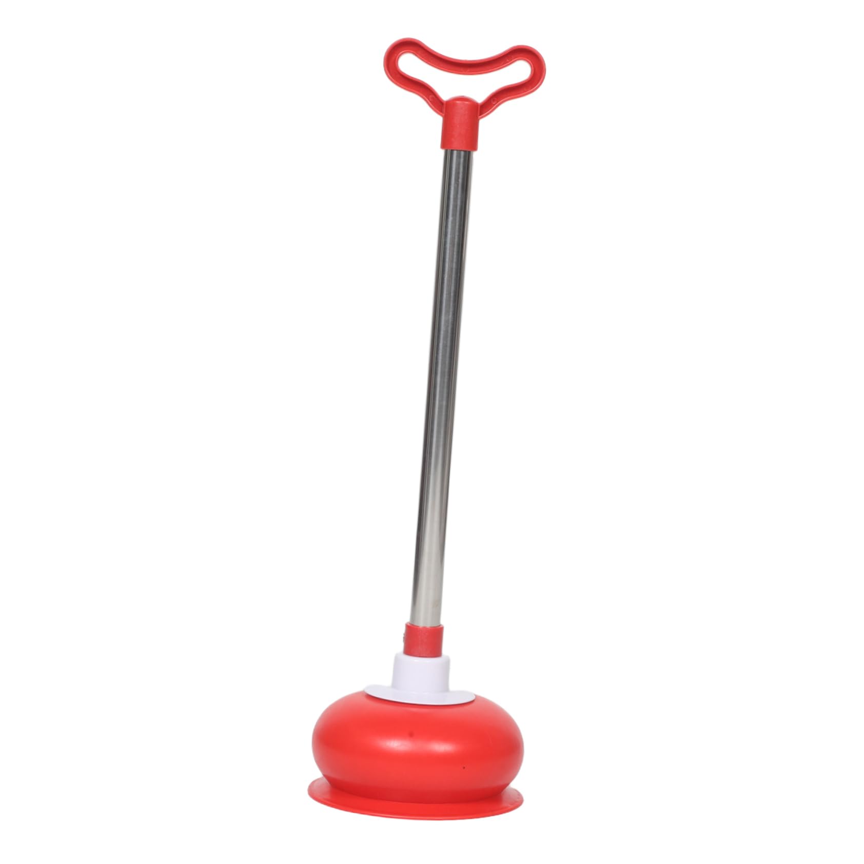 Healeved Ventosa Stura WC con Manico in Acciaio Inox, PVC, Rapida | Casa e Luoghi Pubblici, Compatto e Salvaspazio, Uso Ampio, Accessorio Bagno Colore Casuale