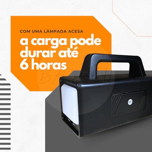 Kit Iluminação Portátil Camping com Painel Solar e 2 Lâmpadas Luz Duradoura ao Ar Livre Portátil Com