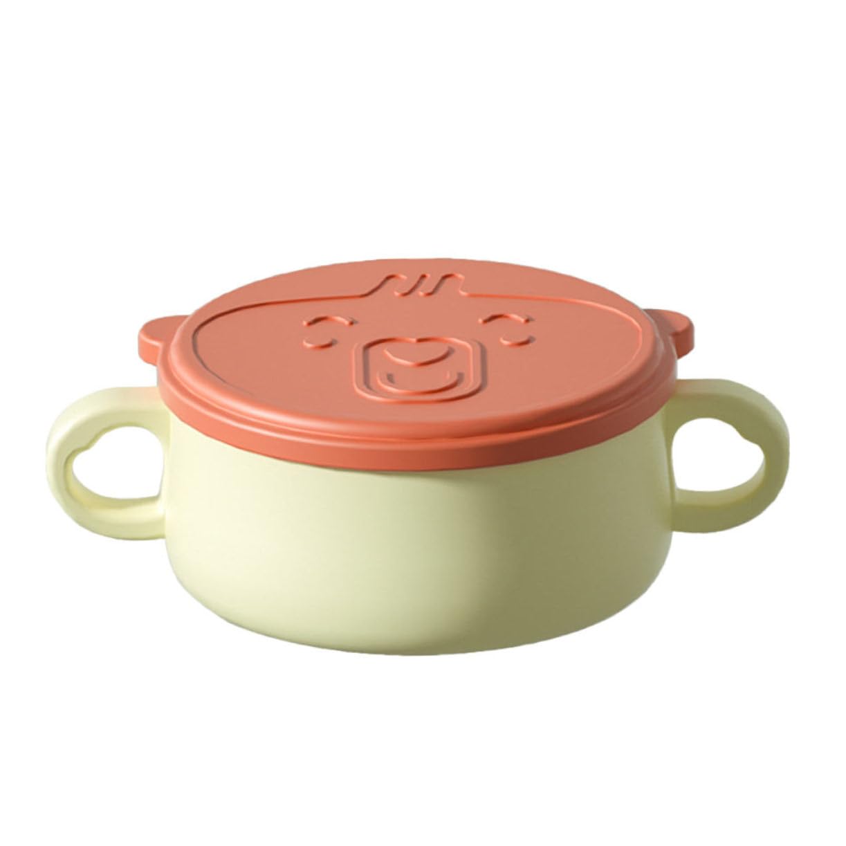 Totority Strong Adhesion Boys and Girls Eating Bowl Cartoon Design Smooth Surface Durable for Babies