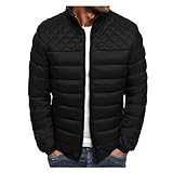 Ymosrh Mens Jackets, Jackets for Men Packable Rain Jacket Flannel Hooded Jacket Men's Autumn Winter...