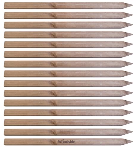 Woodside Square Pressure Treated Wooden Fence Posts/Stakes Garden Fencing Pegs 15 PACK