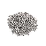 QXSKSLH M3 x 6mm 304 Stainless Steel Cross Head Phillips Pan Head Screws Bolt 200pcs
