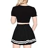 LittleForBig Kawaii bauchfreie Top Puffärmel und U-Ausschnitt Hemd – Kleines Monster/Babygirl – Bild 6