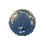 1 x Pile Bouton CR2016 Rechargeable (LIR2016) Li-ION 3,6V accu CR 2016 lir 2016
