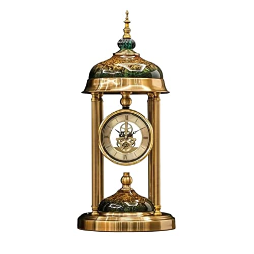 Reloj silencioso de mesa de lujo para decorar despachos sin molestos ruidos 2