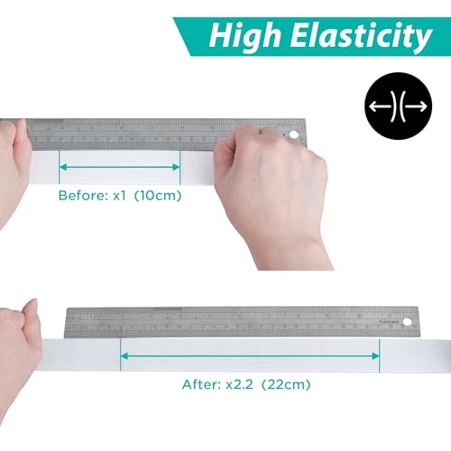 Hosengummi Leisuday 10 Meter Gummiband 40mm Breite für Nähprojekte