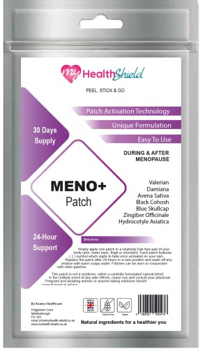 Meno+ Patch | 30 Days Supply | Perimenopause & Menopause Supplement for Women