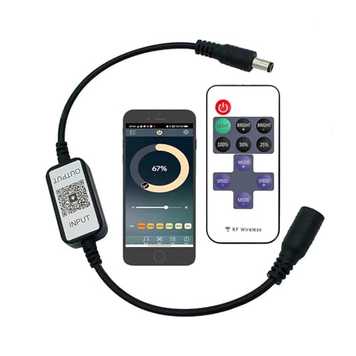 Controlador Monocromo Bluetooth LED inalámbrico para regular tiras sin parpadeos 7
