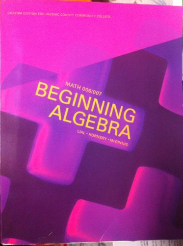 Beginning Algebra 11th Edition 1256363065 Book Cover