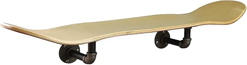 Miniatura 7 de Estante flotante de plataforma de patineta de estilo industrial con sistema de montaje de tubería - Estantería de patín interior hecha a medida -