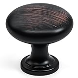 HESTIA HARDWARE 10 Pack | Oil Rubbed Bronze Cabinet Knobs and Pulls for Kitchen Bathroom Drawer | Bronze Round Knobs | Drawer Dresser Pulls(Z5.10.O)