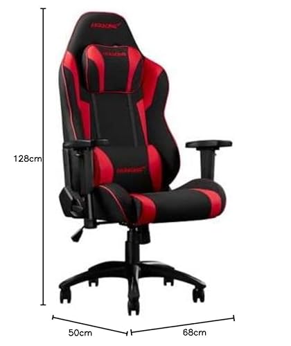 Core EXSE Sedia da Gioco, Tessuto/Finta Pelle, Rosso, Normale - Sedia gaming - Immagine 9