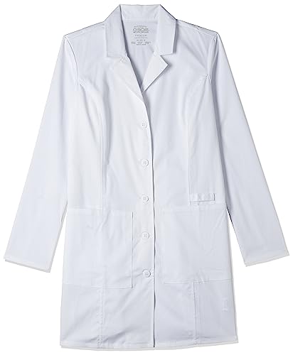 Cherokee Women's Ww Premium 33 Inch Women's Lab Coat, White, Medium