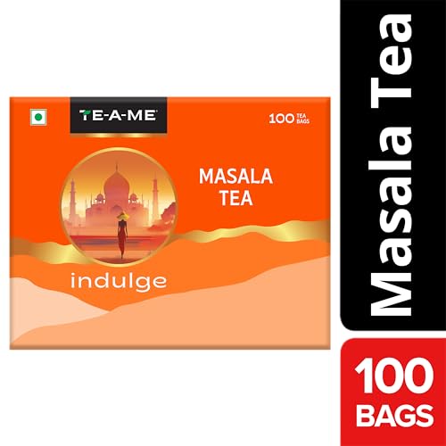 Image of TE-A-ME Masala Tea - 100 Tea Bags | Real - Masala Tea Bags | Masala Chai 100 Pieces (Pack of 3)