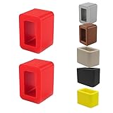 【MONESTA】 シートベルトバックルカバー 2個セット バックル カバー シリコン シートベルト バックルホルダー 後部座席 汎用 埋もれない 子供 目立つ 延長 高齢者 サポート ホルダー 便利グッズ 内装 カスタム 車 (レッド2個セット)