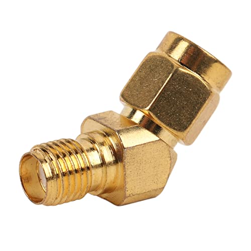 Marhynchus Conector SMA Macho a Hembra, Banda de Frecuencia Ancha de 45°, Coaxial RF para Antena, Estación Base del GPS